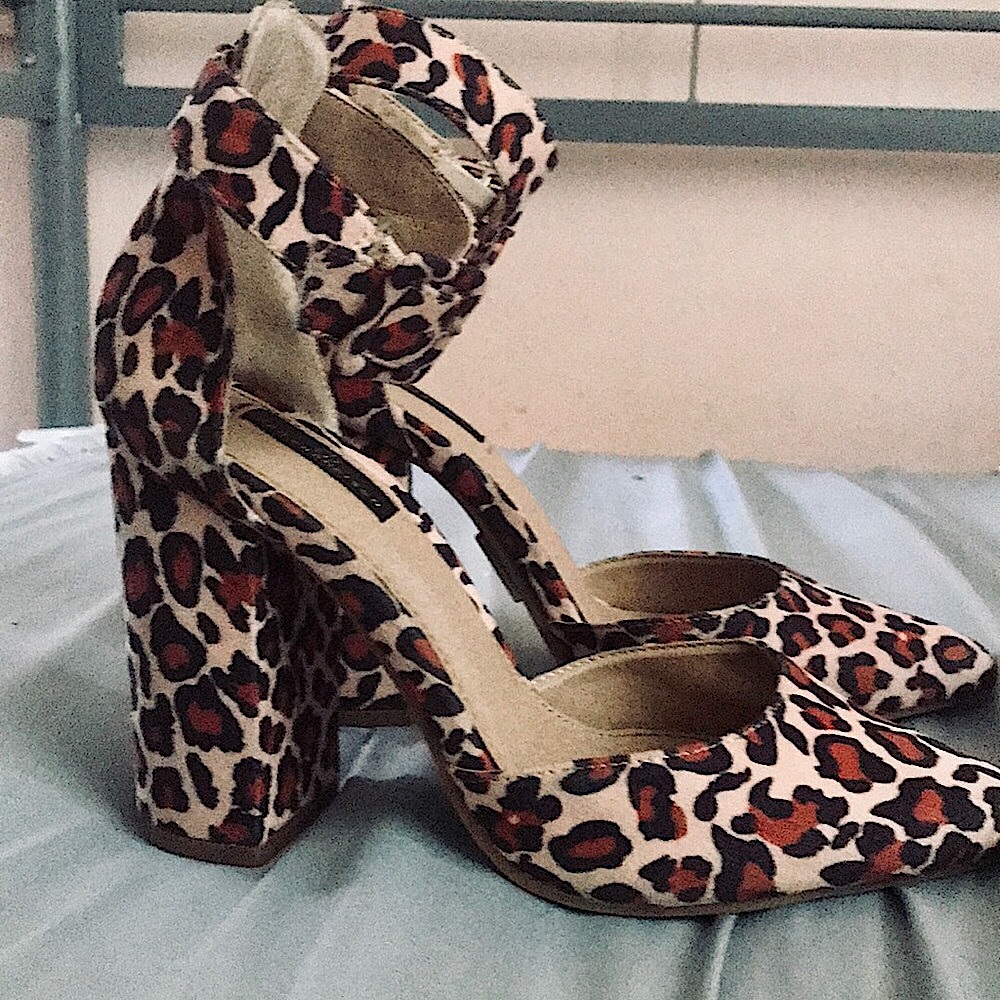 Daily Shoes Leopard Print Heels
